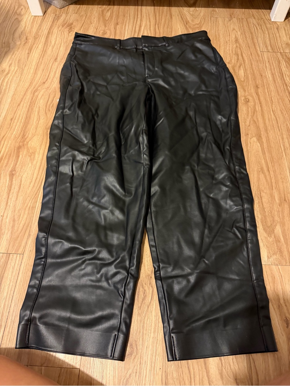 Old navy pixie straight faux leather pants